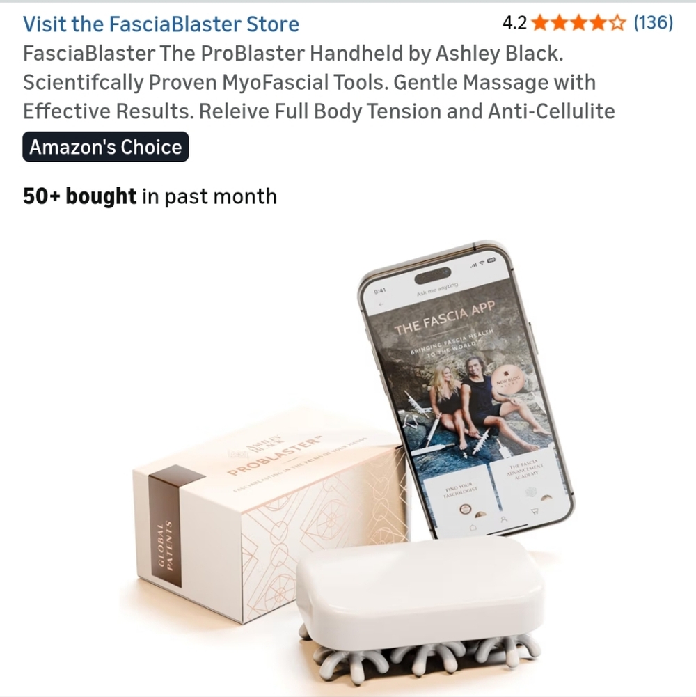 FasciaBlaster Handheld - White